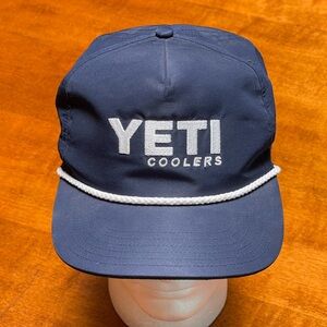 Yeti Men’s Blue Boating Trucker Ball Cap Adjustable Strap